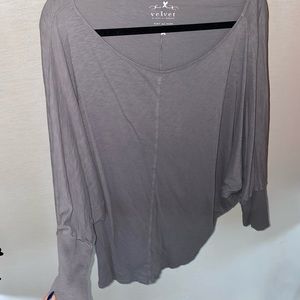Purple / grey lounge top